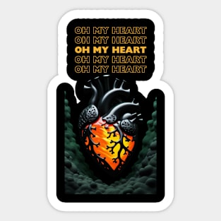 OH MY HEART Sticker